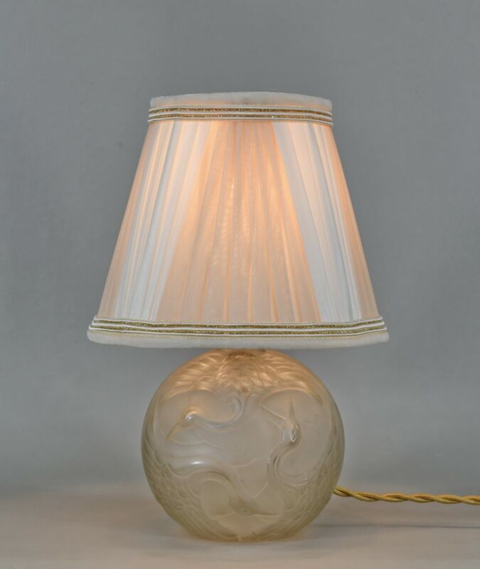 ラ・メトリース　デュフレーヌ　　フランス製アールデコランプ　1930年