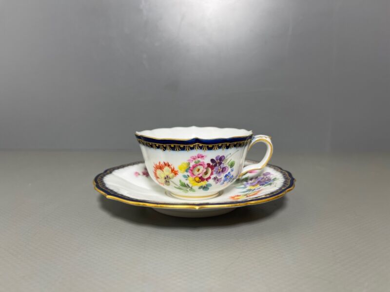 マイセン  Aカンテ フラワーペインティング フラワー1級品 N2