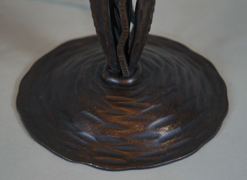 メネディー＆ドーム兄弟　フランス製アールデコランプ　1930年　錬鉄製