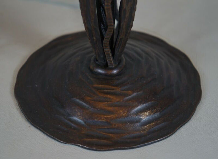 メネディー＆ドーム兄弟　フランス製アールデコランプ　1930年　錬鉄製