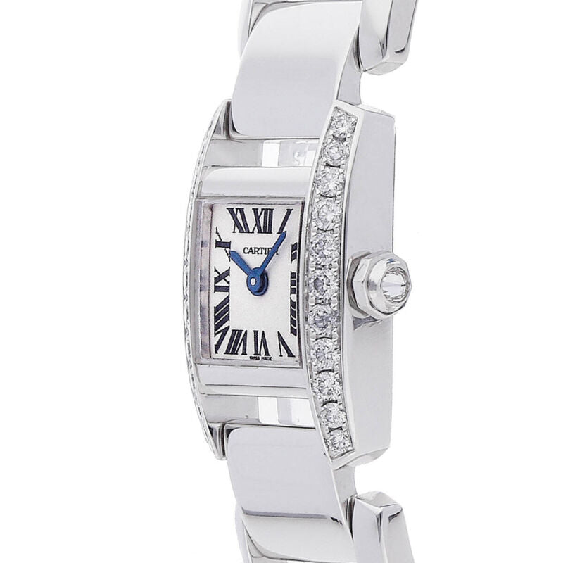 Cartier Tankissime Small Model Quartz Gold Diamonds Ladies Watch WE70069H