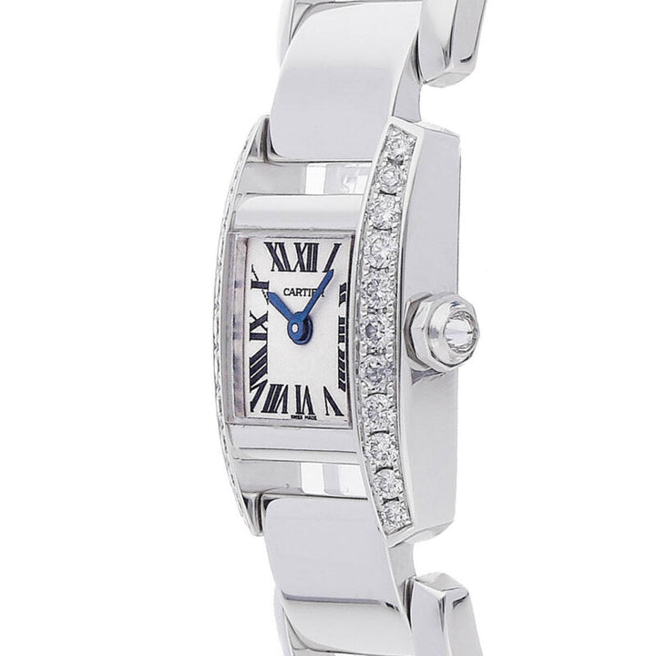 Cartier Tankissime Small Model Quartz Gold Diamonds Ladies Watch WE70069H