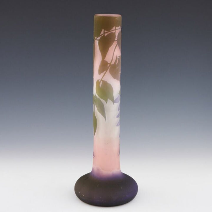 エミールガレ　藤の花の花瓶　スターガレ時代の作品（アールヌーボー）