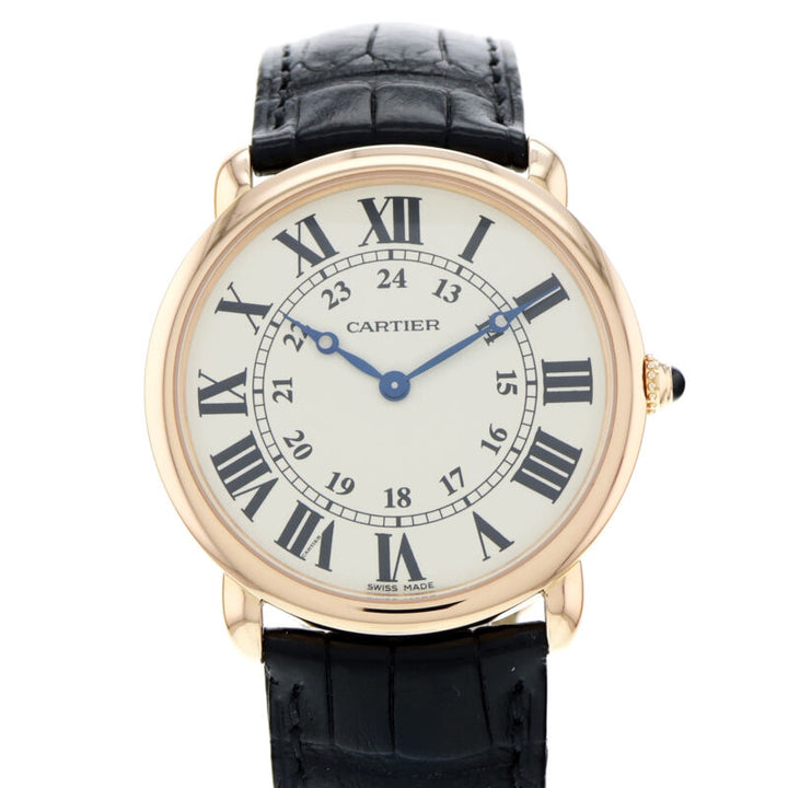 カルティエ ロンド ルイス ローズゴールド 手巻き腕時計 Ref.2889