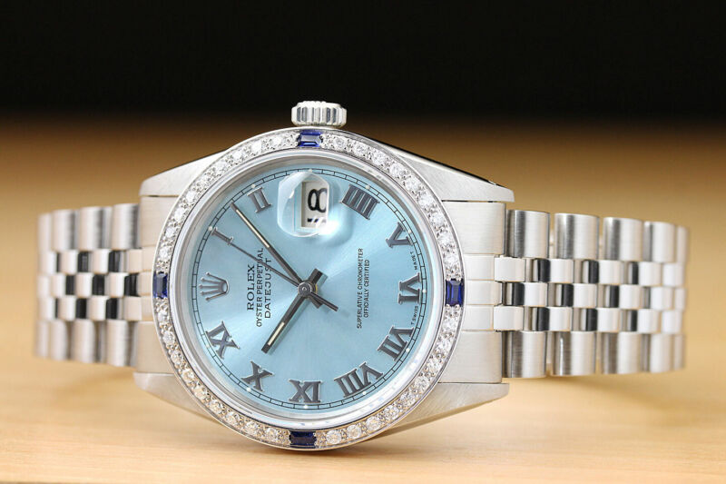 ぽ*に様 ROLEX 1601 文字盤 Dial アイスブルー ロレックス デイ 楽天市場】ロレックス（ROLEX）デイデイト 40 228206 アラビア
