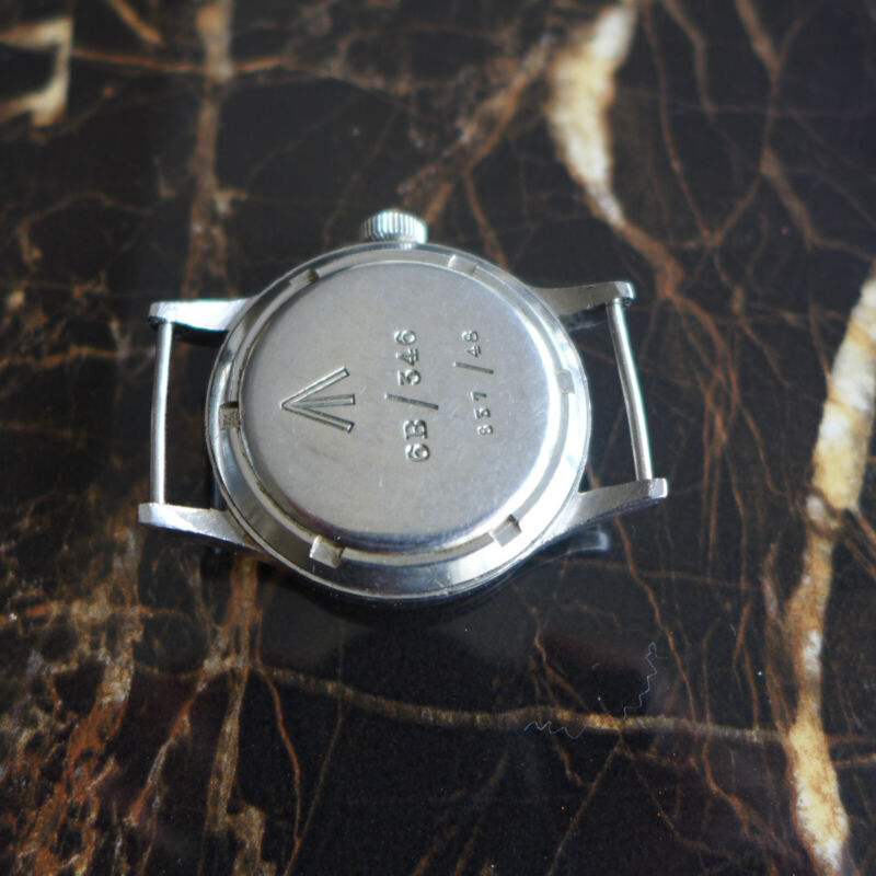 1948年製　IWC マーク11 （MARK 11） 6B/346 RAF ロイヤルエアフォース イギリス空軍ミリタリーウォッチの裏蓋