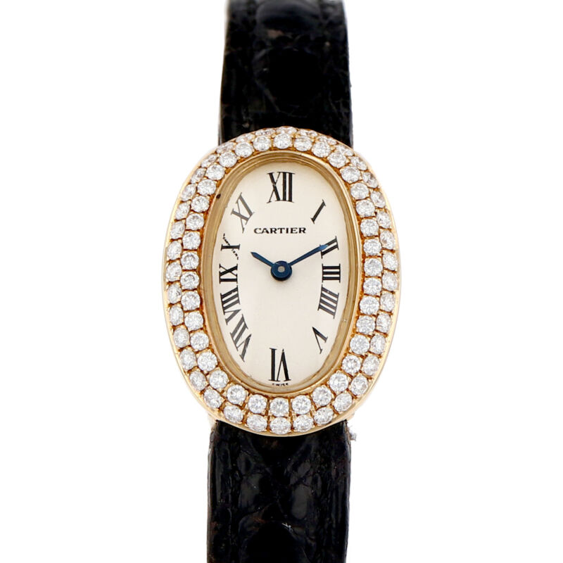 Cartier Baignoire 1960 18mm Yellow Gold Watch