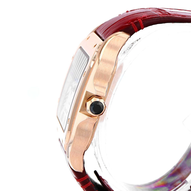 カルティエ サントス ローズゴールド 自動巻き腕時計 WGSA0012