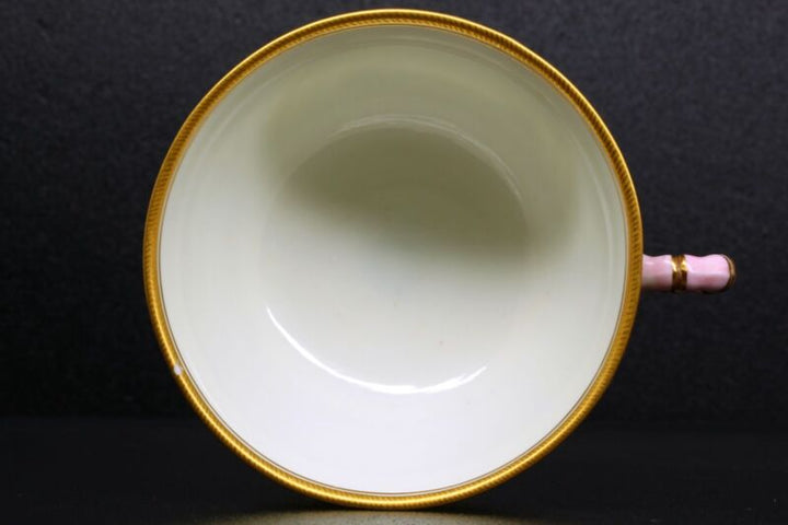 ロイヤルウースター　透かし技法（ピアス技法）のカップ&ソーサー『ジョージオーウェン作』