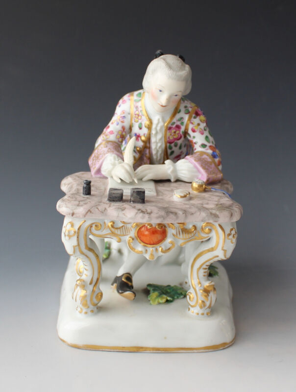 Meissen - figure - cavalier at desk - Kaendler - model 179 - first choice-