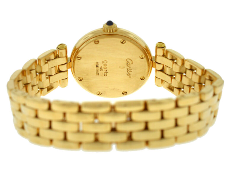 Cartier Panthere Vendome 6692 Full 18K Yellow Gold Ladies Quartz 24MM Watch