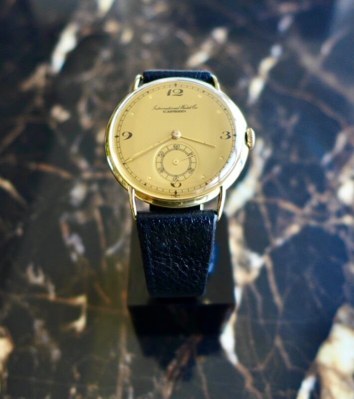 1940年製 オーバーサイズ（35mm） 14Kゴールド IWCインターナショナルウォッチ