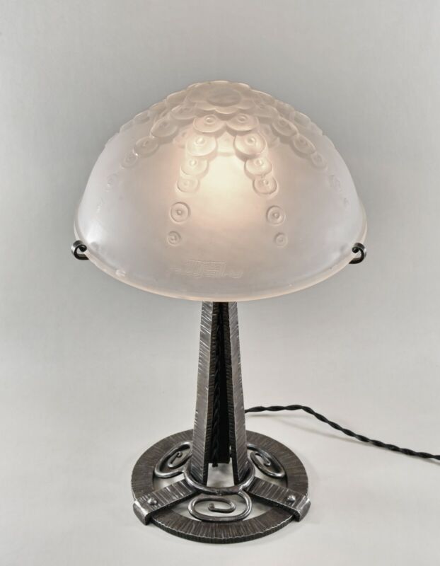 ミューラー兄弟　フランス製アールデコランプ　1930年