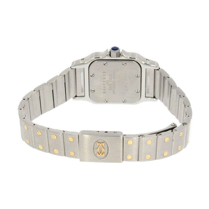 Ladies Cartier Quartz Santos 18ct Yellow Gold & Steel 1567