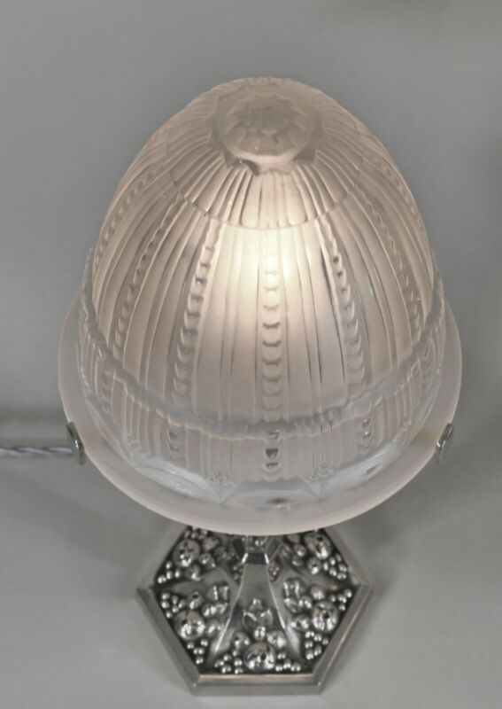 ミューラー兄弟　ペアのフランス製アールデコランプ　1930年