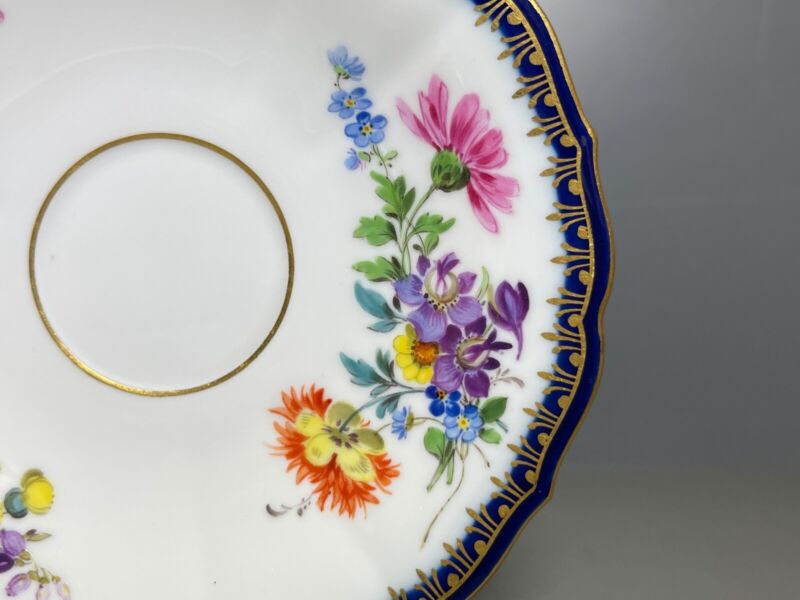 マイセン  Aカンテ フラワーペインティング フラワー1級品 N2