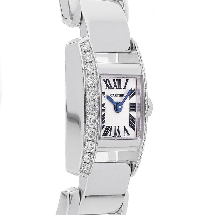 Cartier Tankissime Small Model Quartz Gold Diamonds Ladies Watch WE70069H