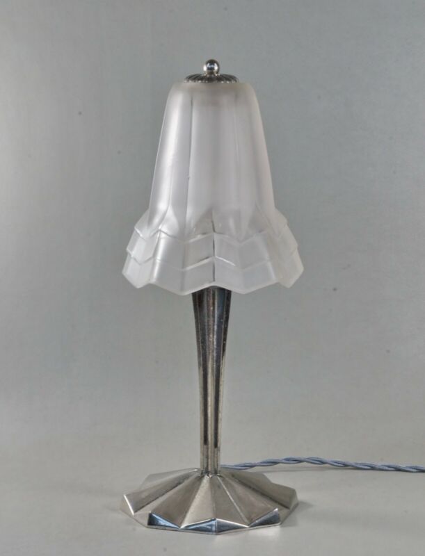 デュゲ　フランス製アールデコランプ　1930年