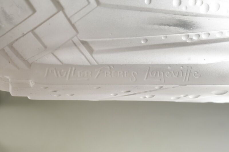 ミューラー兄弟　ペアのアールデコランプ　フランス製　1930年