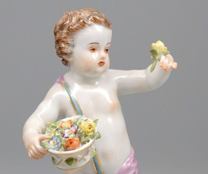 マイセン人形（フィギュリン）四季の寓意シリーズ『春』ケンドラー造形の１級品