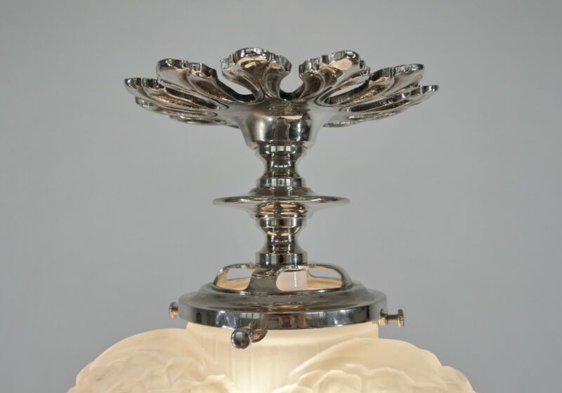 ハノッツ（HANOTS）フランス製 アールデコ調 フラッシュマウントペンダントライト