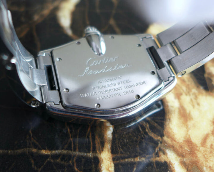 カルティエ ロードスター 自動巻き 37mm REF. 2510 腕時計 ステンレススチール