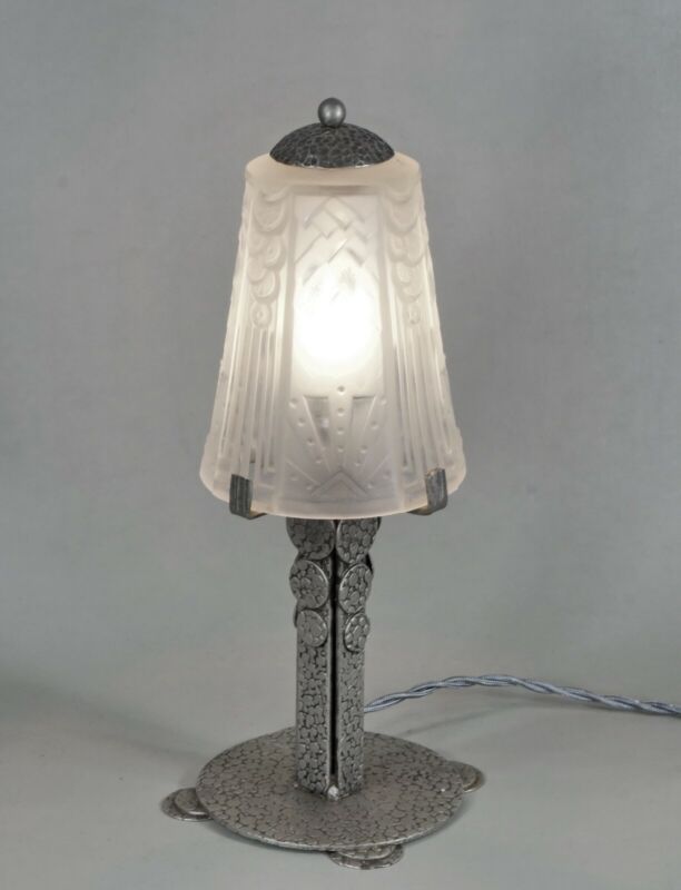 B.モリン＆ミューラー兄弟　アールデコランプ　フランス製　1925年　1930年