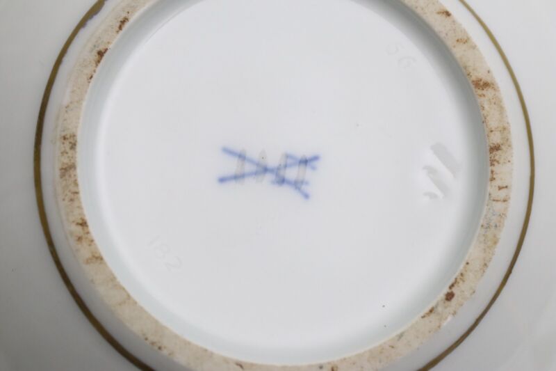 マイセン ティーサービス フラワーブーケ ゴールド