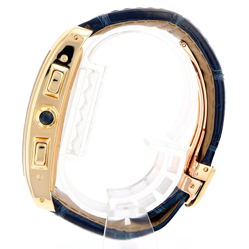 カルティエ タンク アメリカンイエローゴールド 自動巻きクロノグラフ腕時計 W2609356