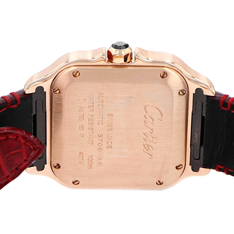 カルティエ サントス ローズゴールド 自動巻き腕時計 WGSA0012