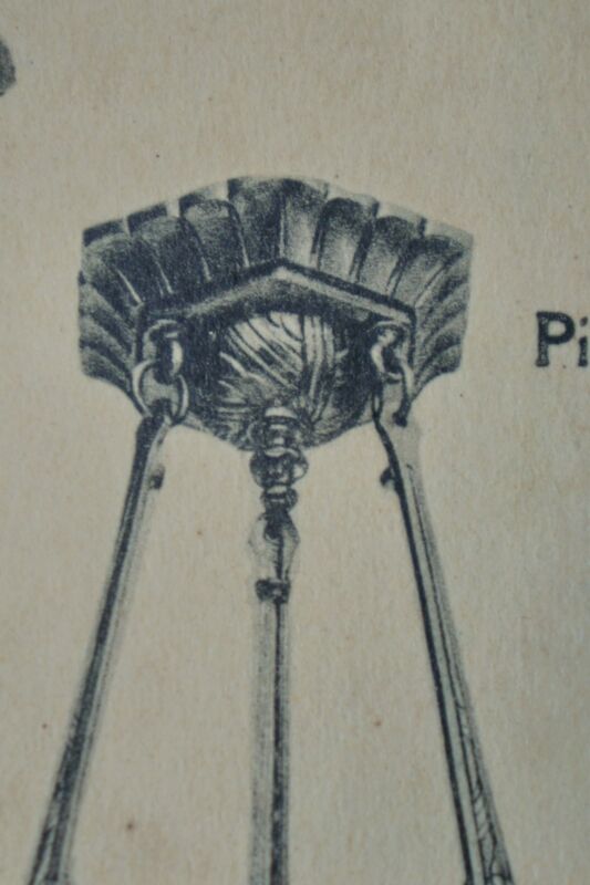 デュゲ 1930年代　フランス製アールデコシャンデリア（ペンダントライト）