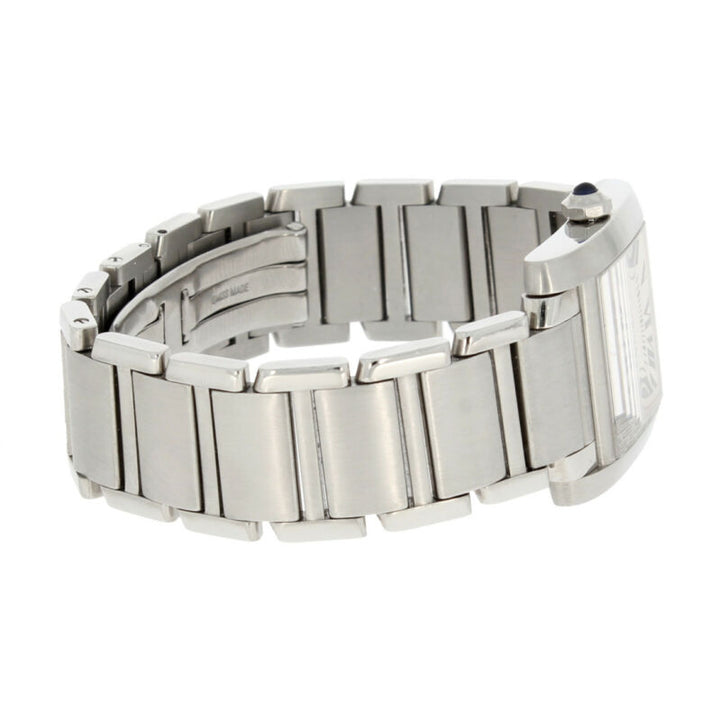 Cartier Tank Francaise Midi Size Quartz Stainless Steel Watch 2465