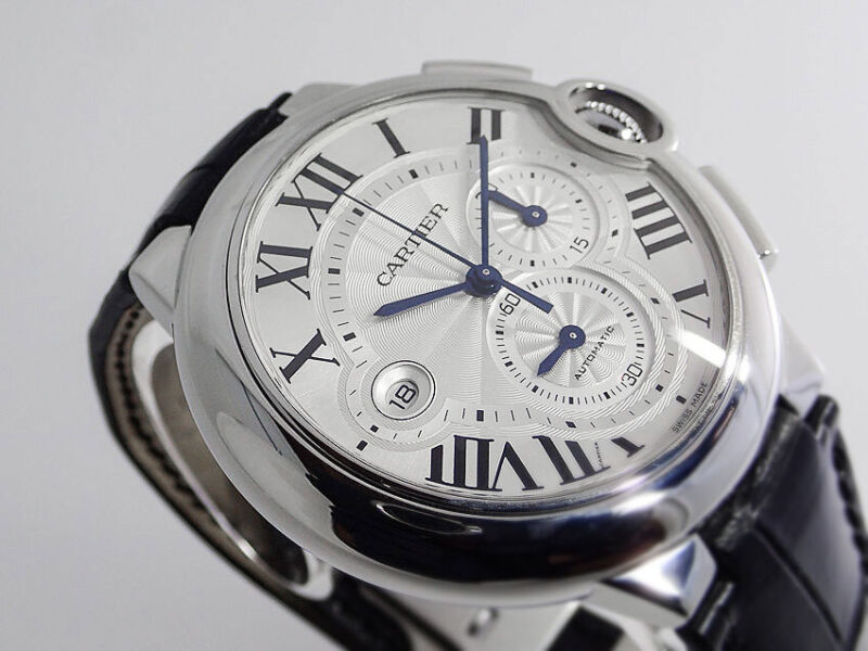CARTIER BALLON BLEU CHRONOGRAPH 43.5 mm WATCH Ref. 3109 CARTIER SERVICE 08/2022