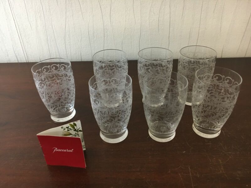 7 Glasses Model Rohan IN Crystal Baccarat (Price To La Piece)