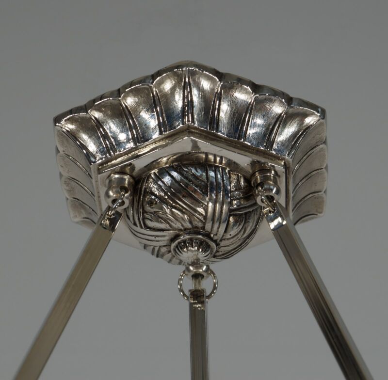 デュゲ 1930年代　フランス製アールデコシャンデリア（ペンダントライト）