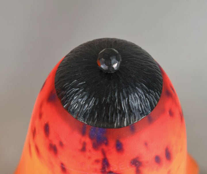 シュナイダー兄弟　ペアのフランス製アールデコランプ　1925年　1930年　錬鉄製