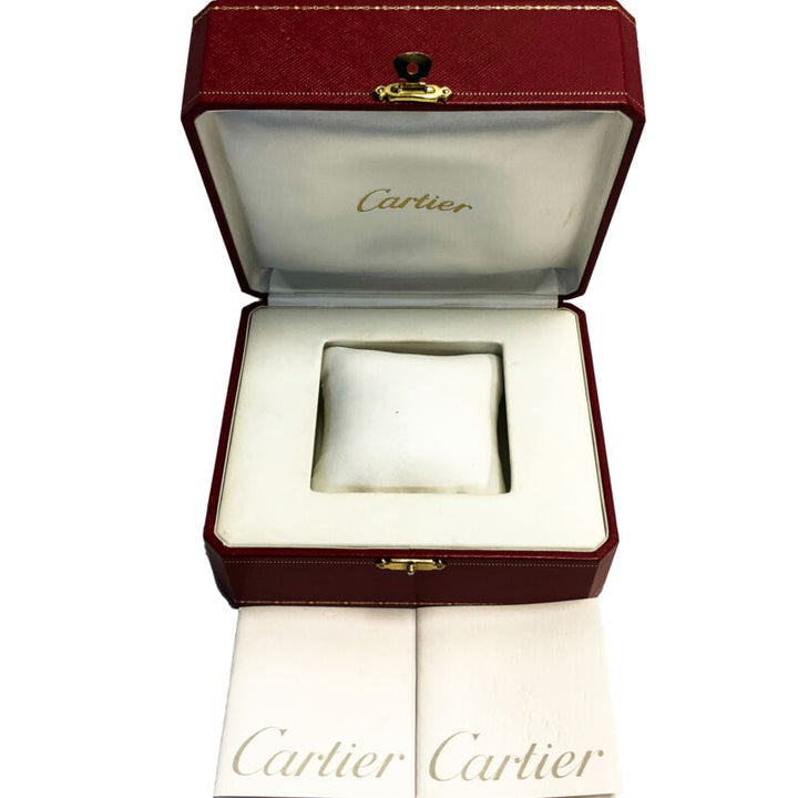 Cartier Tortue Manual Wind Yellow Gold Ladies Strap Watch WA503751