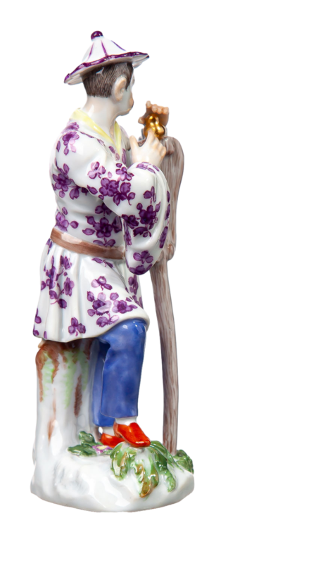 マイセン人形 「傘を持った日本人」 J.J. ディーラー 異邦人シリーズ 一級品 1924-34年