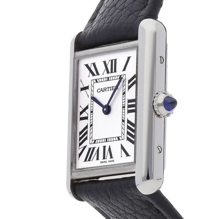 Cartier Tank Must Quartz Steel Ladies Strap Watch WSTA0041