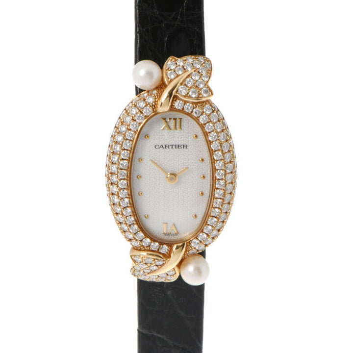 CARTIER Baignoire Bezel Diamond Pearl WB506851 watch 800000104760000
