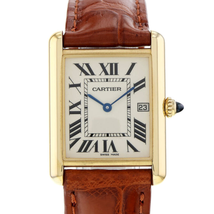 タンク ルイ カルティエ  イエローゴールド クオーツウォッチ W1529756