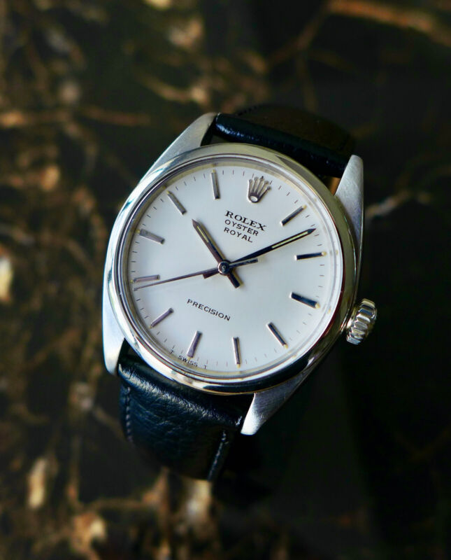 A BEAUTIFUL GENTS VINTAGE 1962 ROLEX OYSTER ROYAL 34mm WATCH STEEL REF. 6426