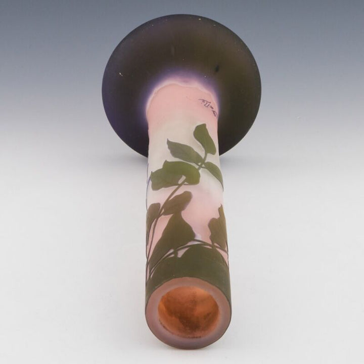 エミールガレ　藤の花の花瓶　スターガレ時代の作品（アールヌーボー）