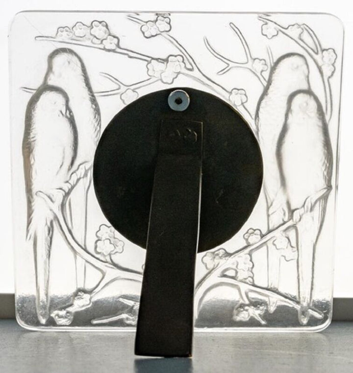 "René Lalique: ""4 parakeets"" frame"-