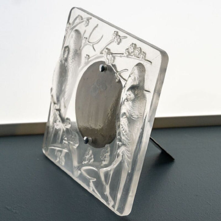 "René Lalique: ""4 parakeets"" frame"-