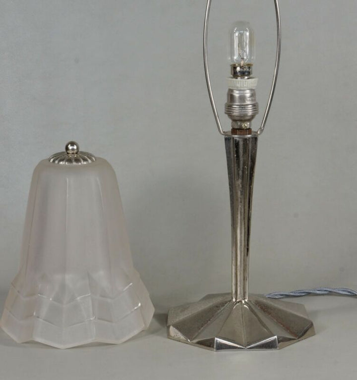 デュゲ　フランス製アールデコランプ　1930年