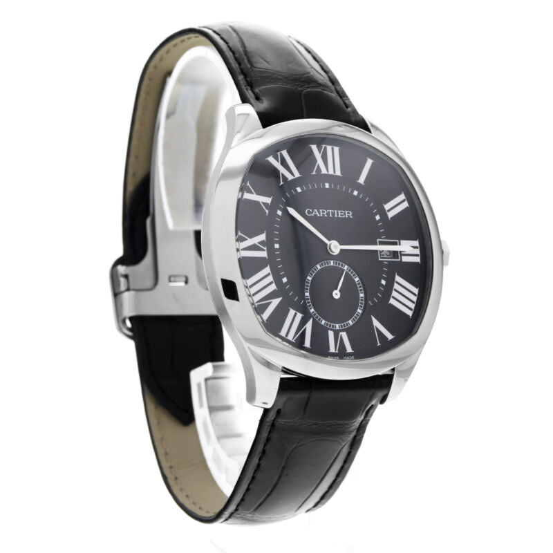Cartier Drive de Cartier WSNM0009 Black Roman Dial Automatic 40mm Steel Watch