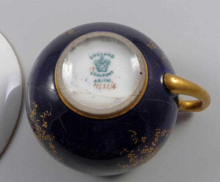 【イギリス食器】美品　コールポート　アスローンブルー　深皿蓋付き コールポート（Coalport） | epoca