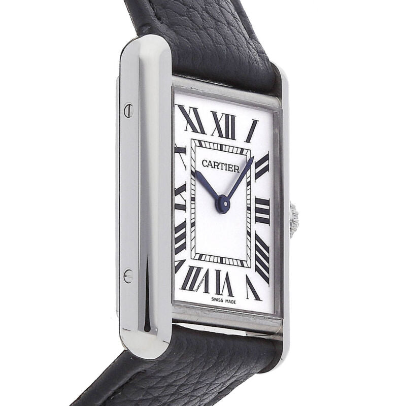 Cartier Tank Must Quartz Steel Ladies Strap Watch WSTA0041