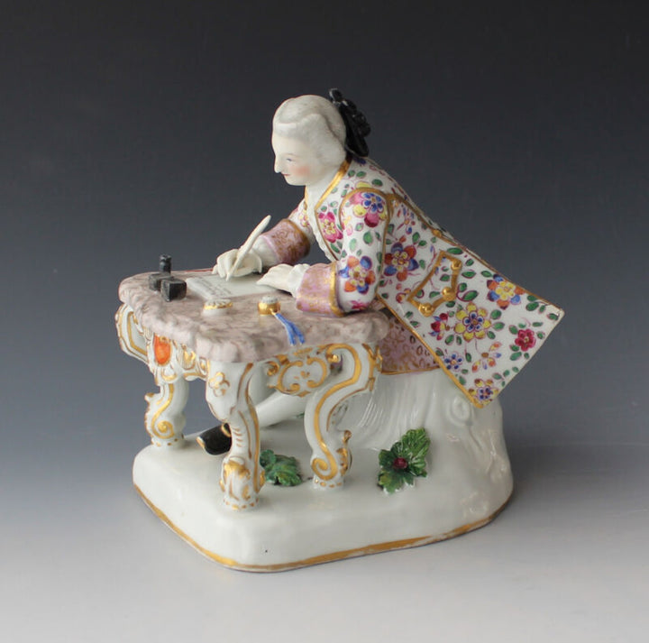 Meissen - figure - cavalier at desk - Kaendler - model 179 - first choice-
